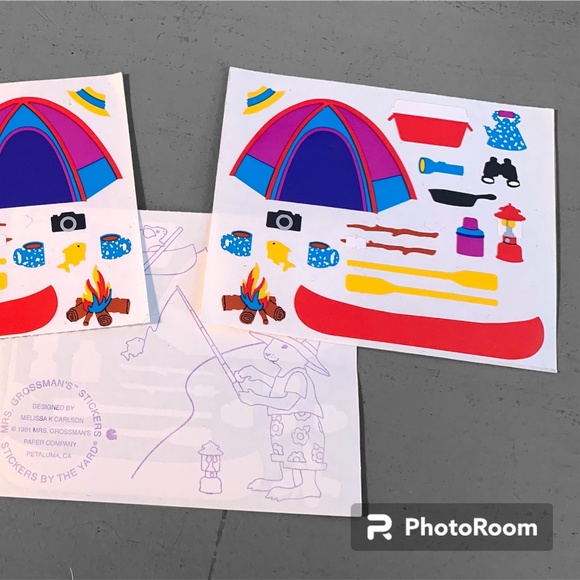 Mrs. Grossman Stickers- Camping - Picture 2 of 2